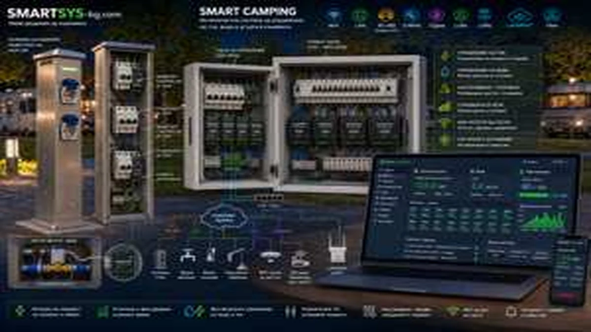 Smart Camping: система за управление на ток, вода и услуги в къмпинги