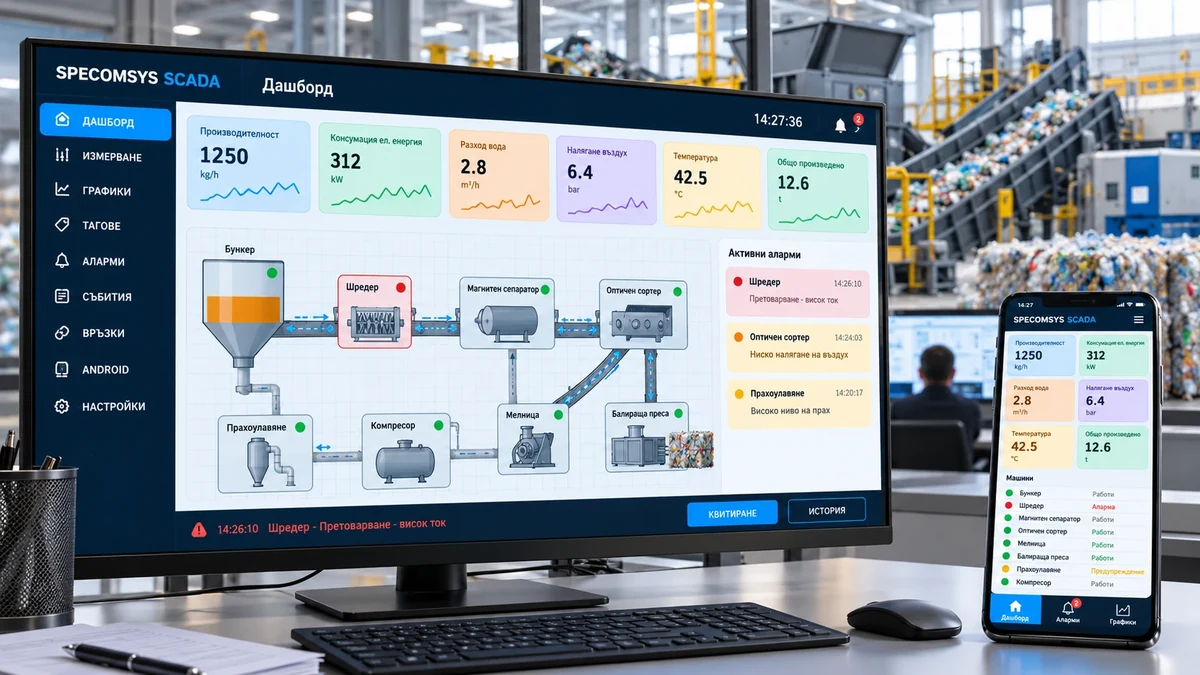 SPECOMSYS SCADA: контролът над машините остава в нашите ръце