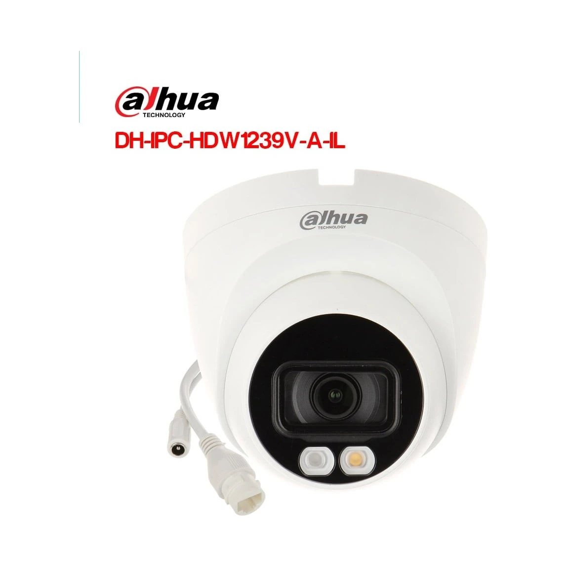 Dahua IPC-HDW1239V-A-IL — 2MP Full Color IP куполна камера