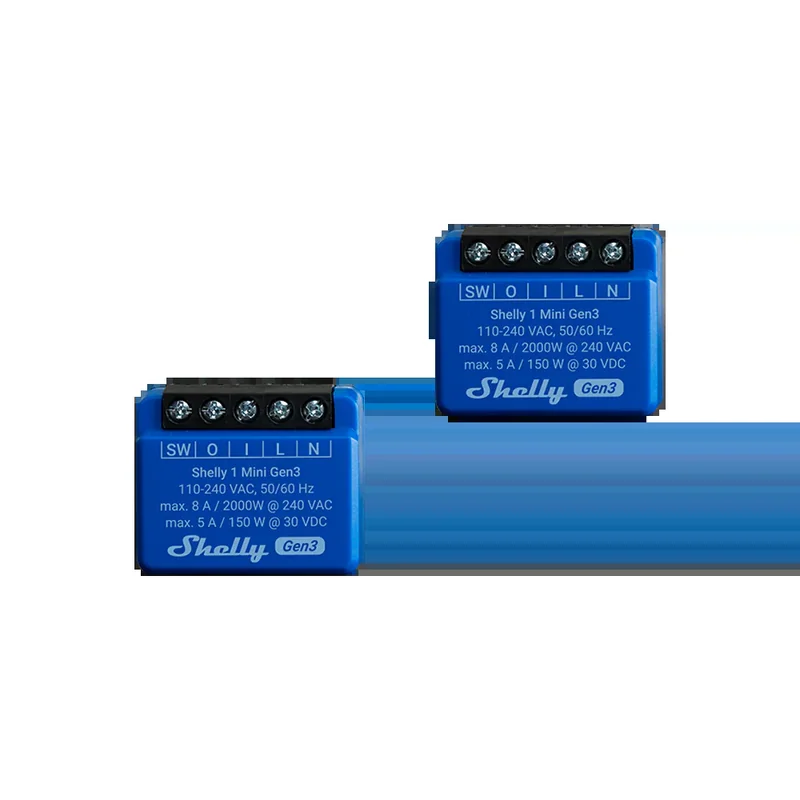 Shelly 1 Mini Gen3 x2