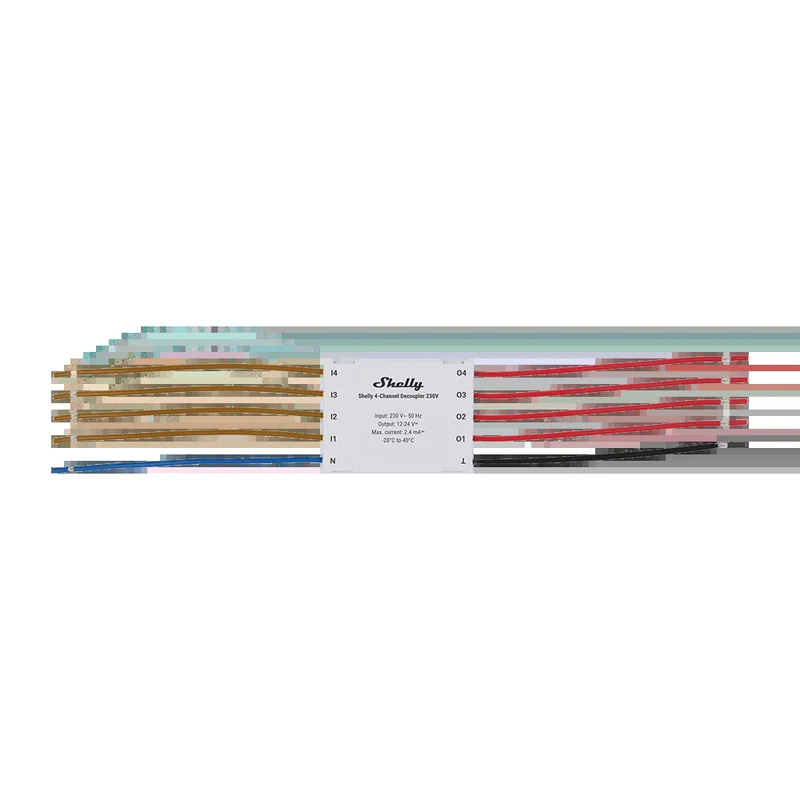 Shelly 4- Channel Decoupler 230V