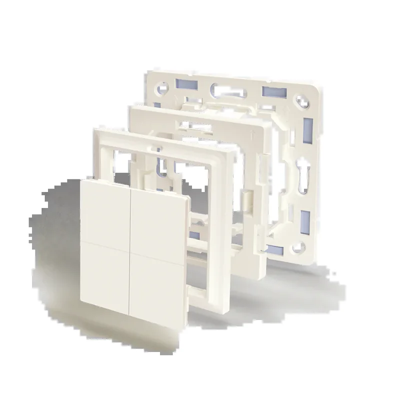 Shelly BLU Wall Switch 4 + Gira/Merten adapter