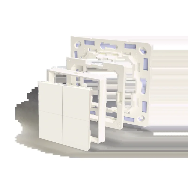 Shelly BLU Wall Switch 4 + Legrand Adapter