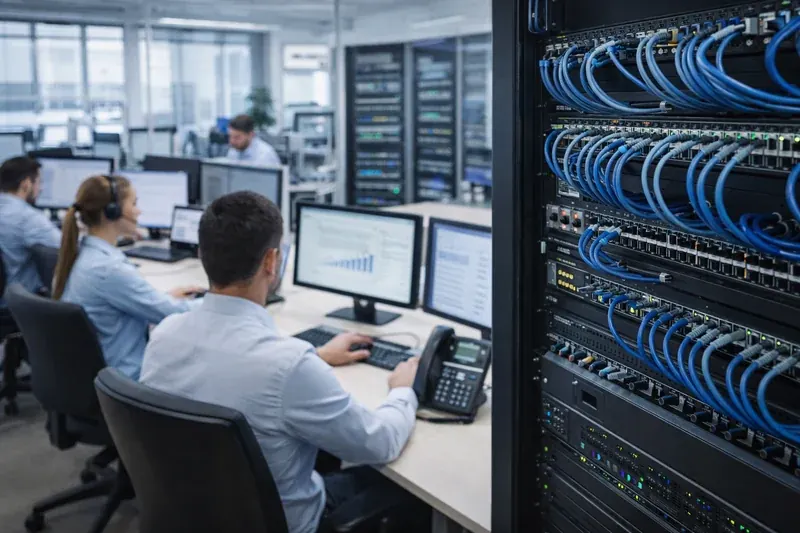 Office Network Infrastructure: Cabling, Wi-Fi 6, VLANs and Security Step by Step