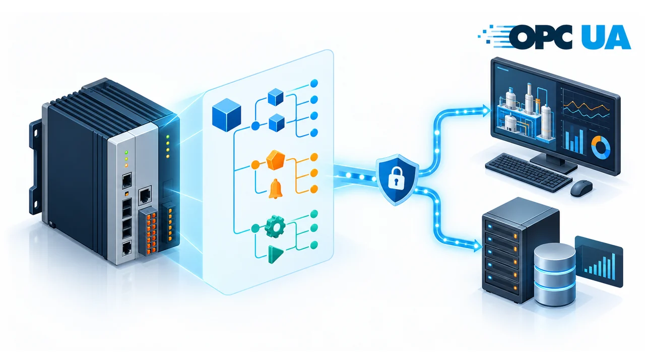 OPC UA (IEC 62541): integration of SCADA, DCS and MES