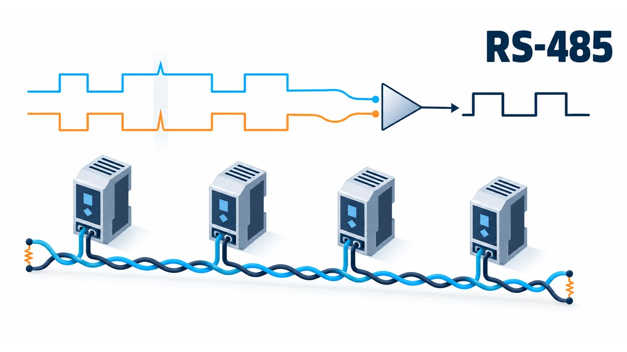 RS-485: the physical layer under Modbus RTU and BACnet MS/TP