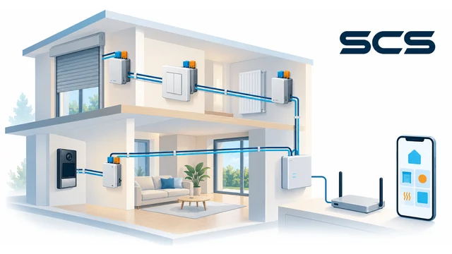 SCS: двупроводната шина на BTicino MyHOME