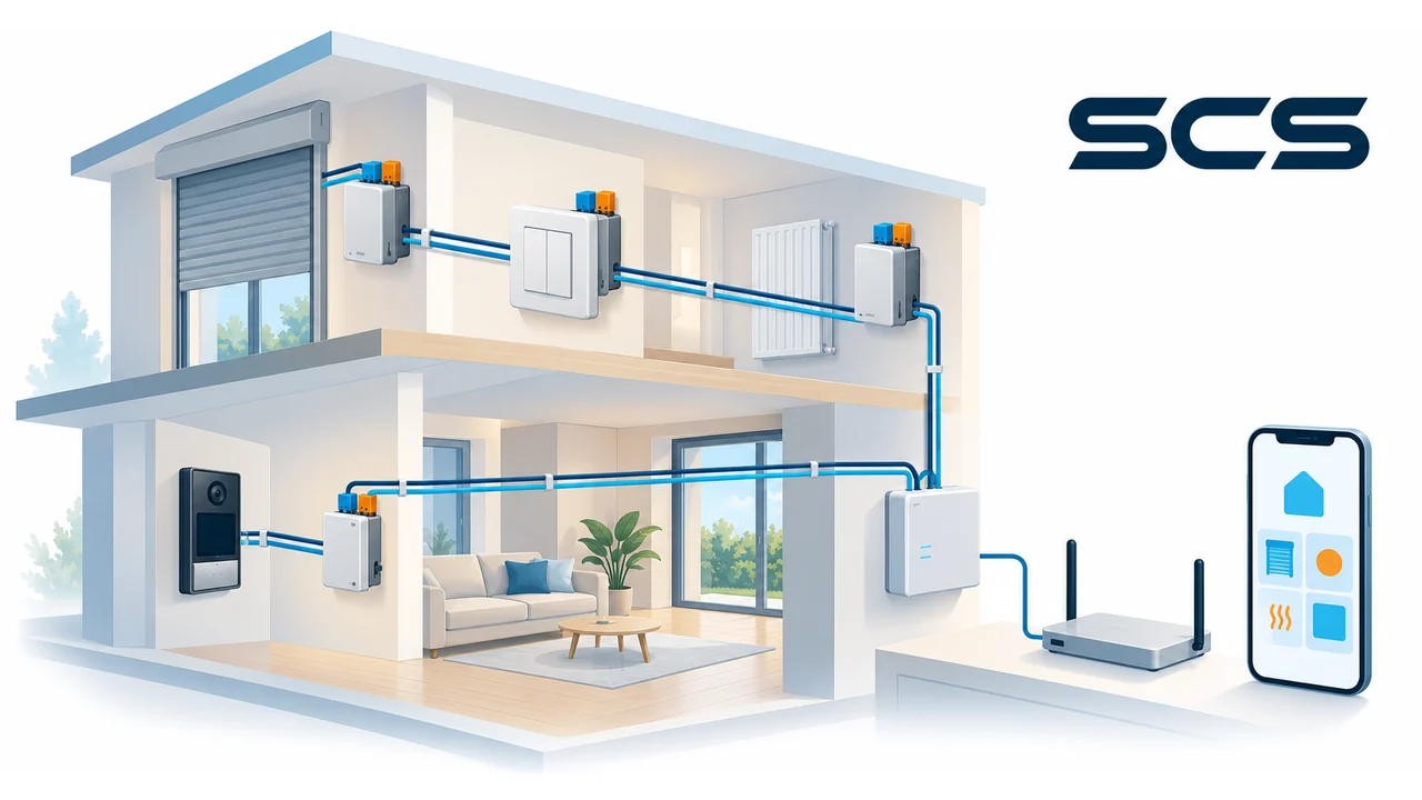 SCS: the two-wire bus of BTicino MyHOME